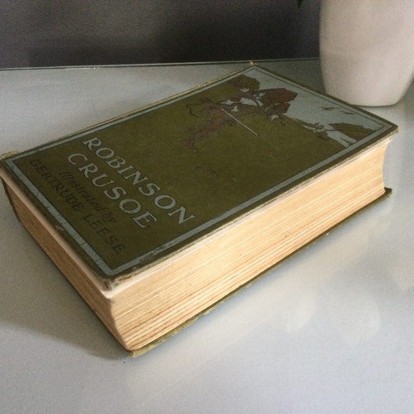 Antique 1909 Copy of Robinson Crusoe - Picture 7 of 7